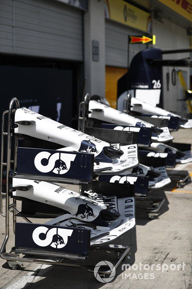 Alerón delantero del AlphaTauri AT01 