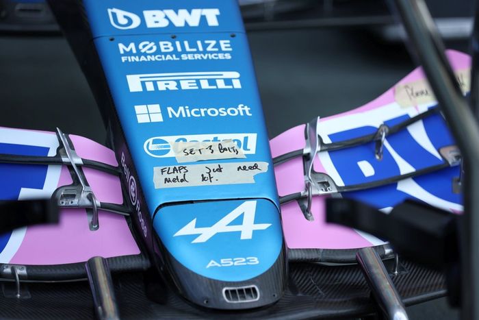 Alpine A523 detalles técnicos