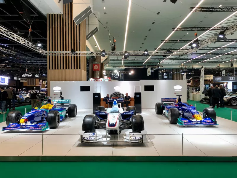 Deux Sauber-Petronas et une BMW-Sauber de Formule 1