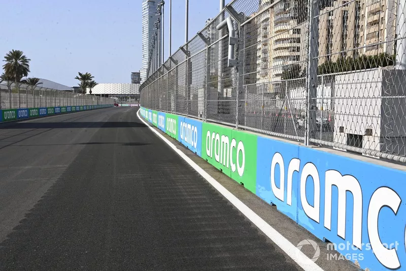 Jeddah Street Circuit last corner detail