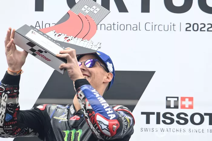 Podio: ganador Fabio Quartararo, Yamaha Factory Racing