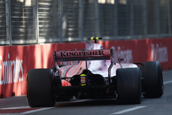 Пошкоджена задня підвіска Естебана Окона, Sahara Force India VJM10