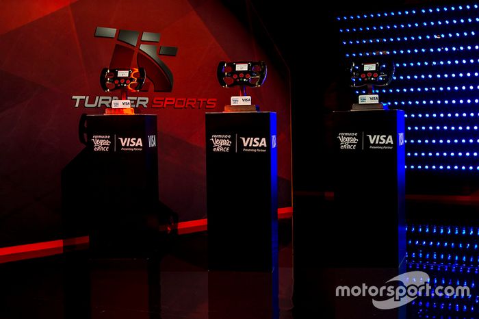 Trofeos en el escenario