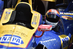 Ganador de la carrera Alexander Rossi, Herta - Andretti Autosport Honda