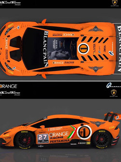Lamborghini Huracan LP620-2 Super Trofeo, Orange1 Racing, la livrea dedicata a Ferruccio Lamborghini