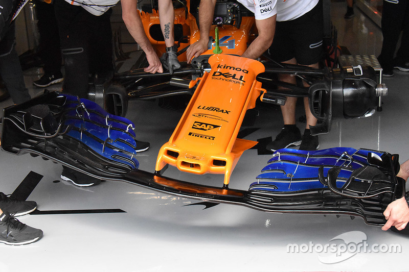 McLaren MCL33 burun ve ön kanat