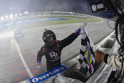Brett Moffitt, Hattori Racing Enterprises, Toyota Tundra celebrates after winning