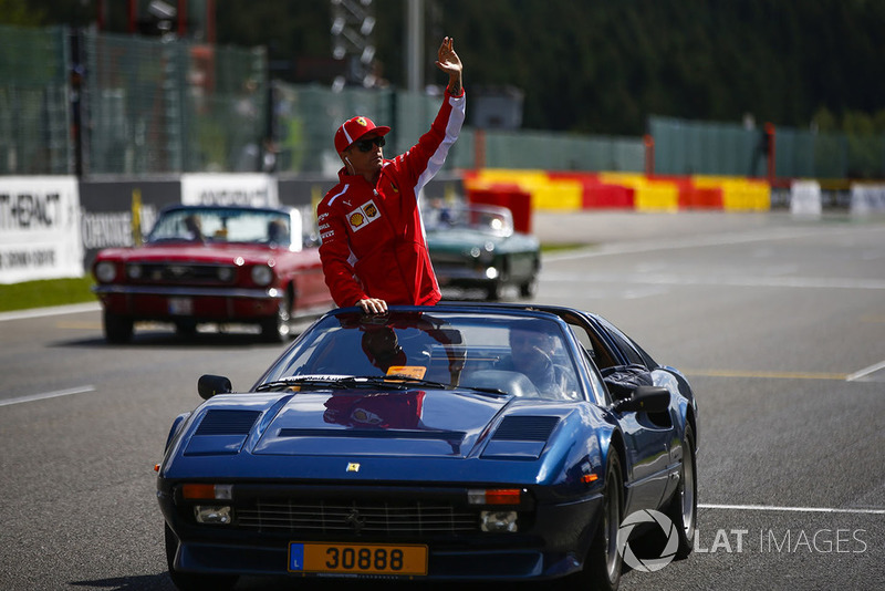 Kimi Raikkonen, Ferrari, parada kierowców