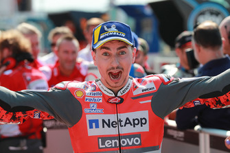Le poleman Jorge Lorenzo, Ducati Team