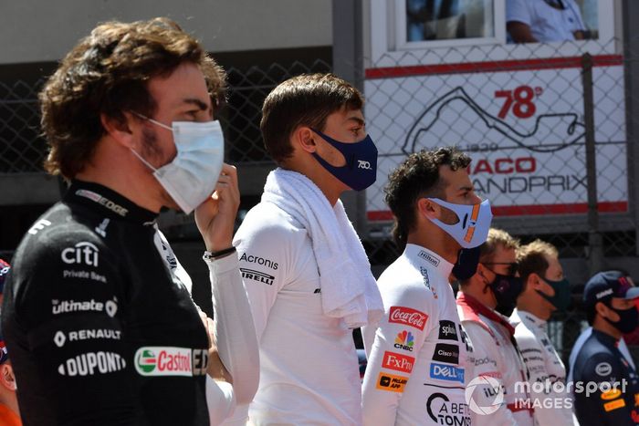 Fernando Alonso, Alpine F1, George Russell, Williams, Daniel Ricciardo, McLaren