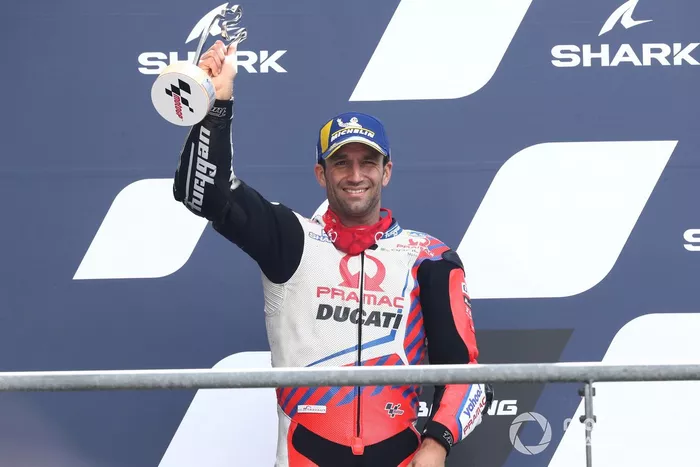 Podio: segundo lugar Johann Zarco, Pramac Racing