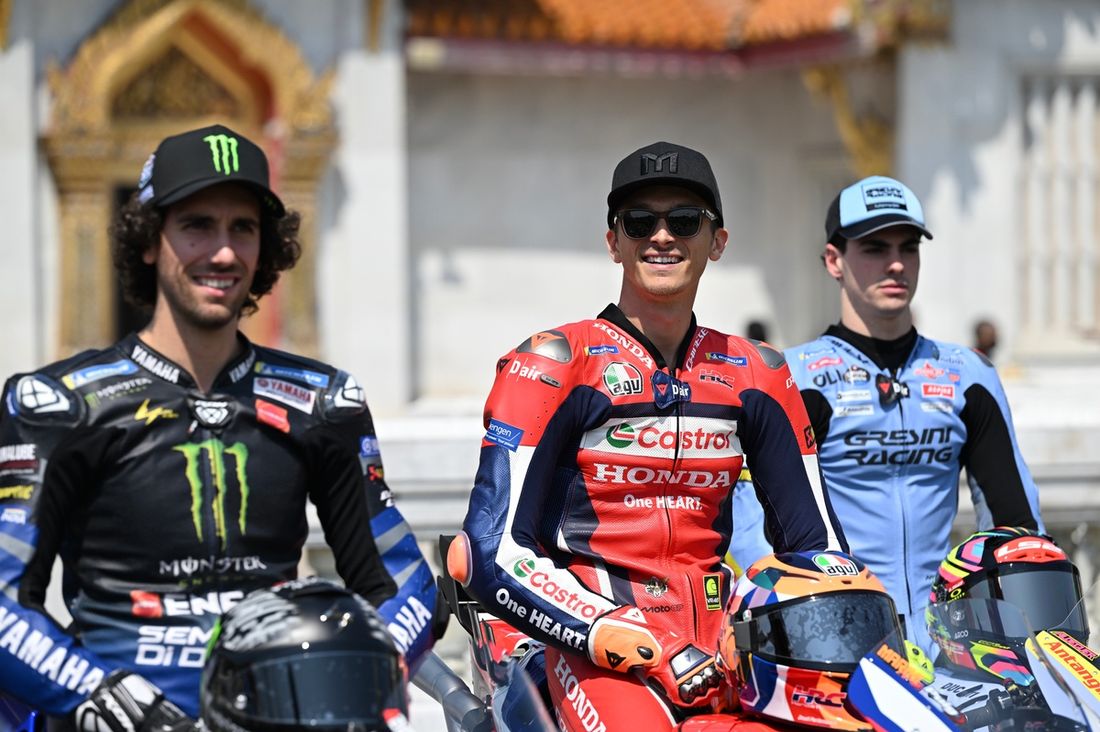 Alex Rins, Yamaha Factory Racing, Luca Marini, Honda HRC, Fermin Aldeguer, Gresini Racing