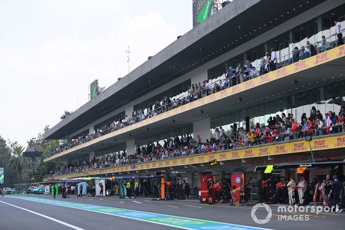 El pit lane