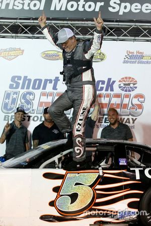 Race winner Mike Skinner