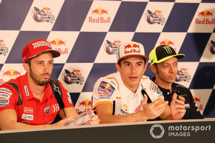 Andrea Dovizioso, Ducati Team, Marc Marquez, Repsol Honda Team, Valentino Rossi, Yamaha Factory Racing, Press Conference