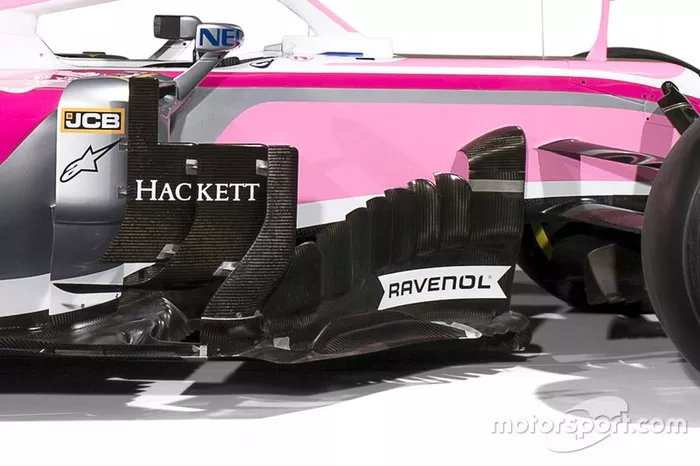 Détail de la livrée Racing Point