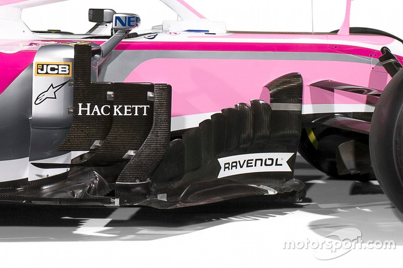 Détail de la livrée Racing Point