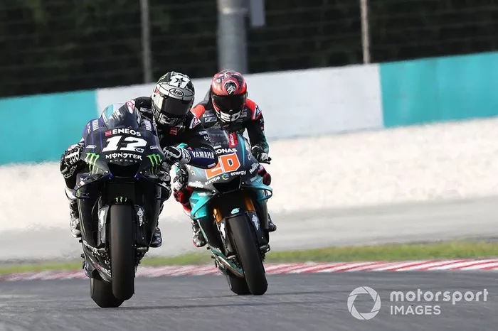 Maverick Vinales, Yamaha Factory Racing, Fabio Quartararo, Petronas Yamaha SRT