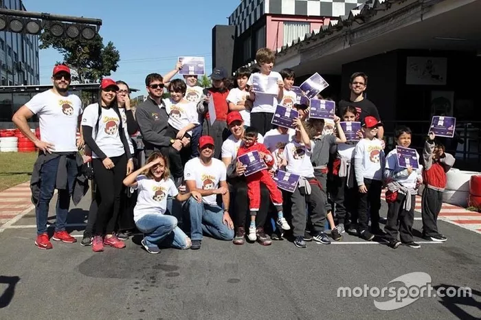 Crianças da Tuka Rocha Racing School