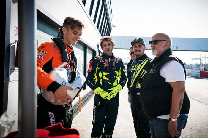 Valention Rossi prova la Ferrari 488 GT3 Kessel Racing