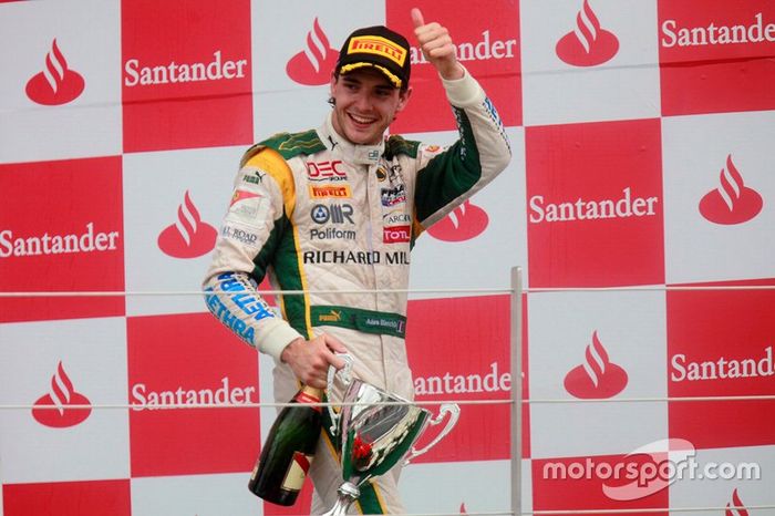 Su primera victoria en la GP2