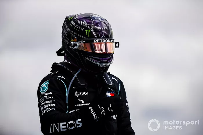Race Winner Lewis Hamilton, Mercedes-AMG F1 celebrates in Parc Ferme 