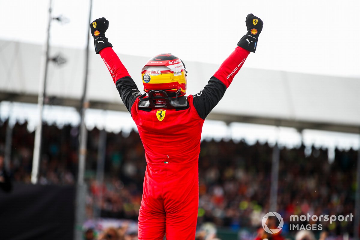 Sainz se ganó un trozo de buena fortuna con su victoria en el Gran Premio de Gran Bretaña