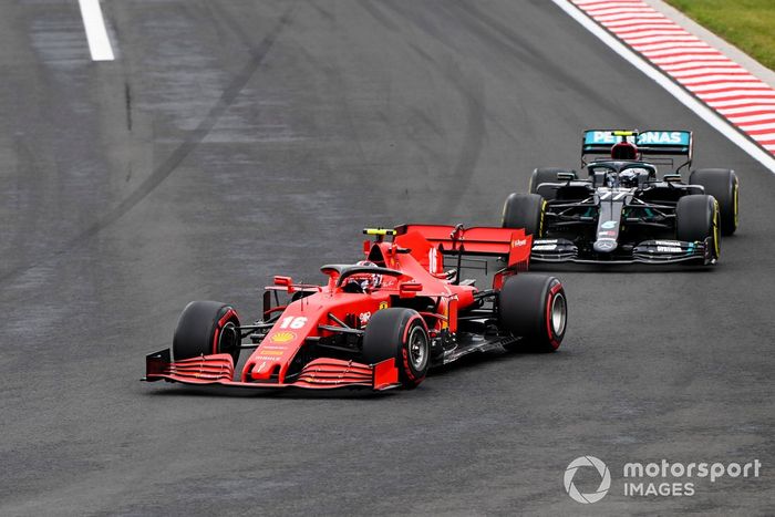 Charles Leclerc, Ferrari SF1000, Valtteri Bottas, Mercedes F1 W11