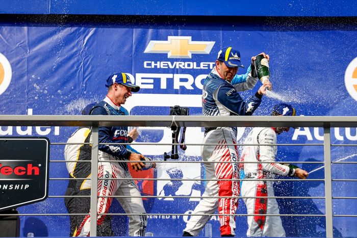 #64 Ford Multimatic Motorsports Ford Mustang GT3: Mike Rockenfeller, Sebastian Priaulx