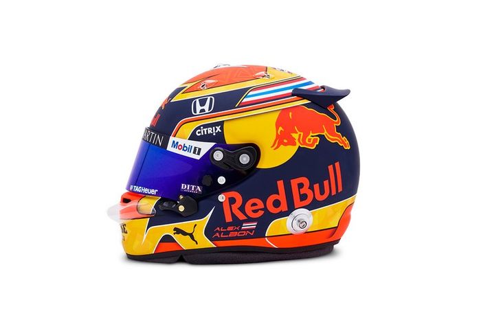 El casco de Alexander Albon para 2020