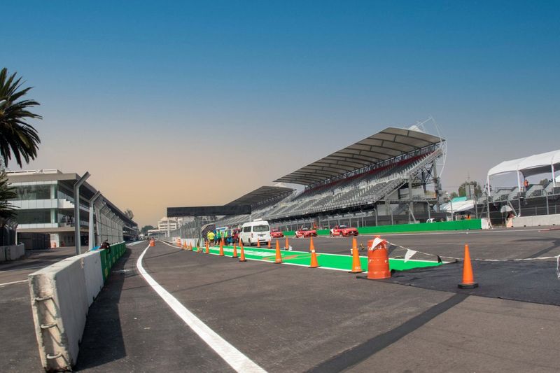 Preparaciones del Autódromo Hermanos Rodríguez para el GP de México de F1