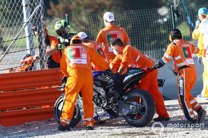 Valentino Rossi, Yamaha Factory Racing déspues de la caída