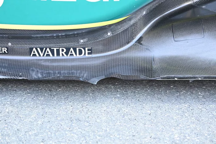 Aston Martin AMR23 technical detail