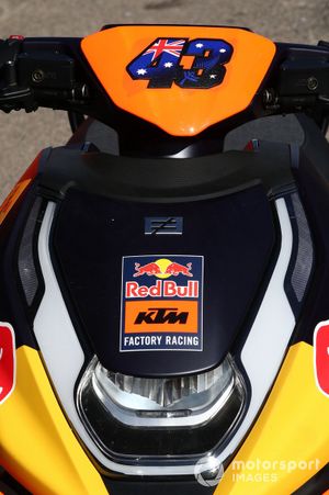 Le scooter de Jack Miller, Red Bull KTM Factory Racing