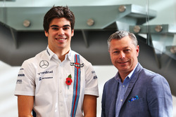 Lance Stroll, Williams avec Francois Dumontier, promoteur du circuit de Montréal
