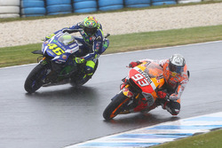 Valentino Rossi, Yamaha Factory Racing; Marc Marquez, Repsol Honda Team