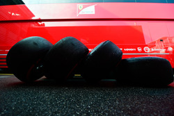 llantas usadas Pirelli del Ferrari team