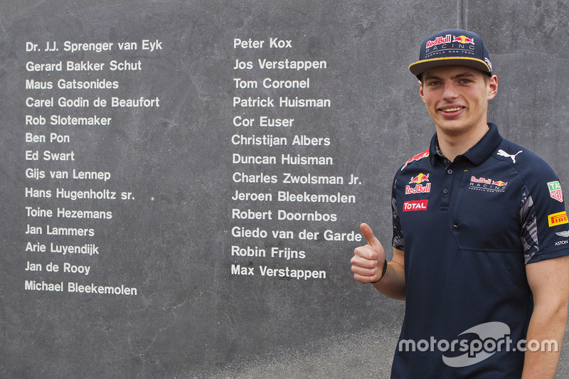 Max Verstappen, Red Bull Racing at the Autosport Monument at Circuit Park Zandvoort