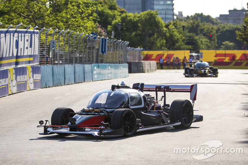 Roborace development cars DevBot 1 and 2