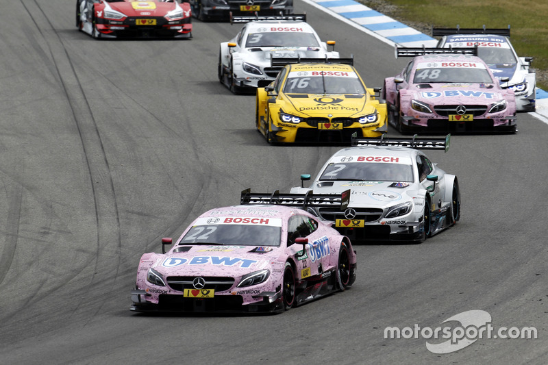 Lucas Auer, Mercedes-AMG Team HWA, Mercedes-AMG C63 DTM leads