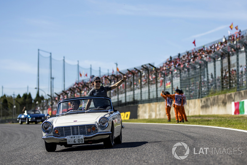 Stoffel Vandoorne, McLaren on the drivers parade