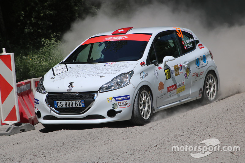 Victor Darbelay, Charlène Bori, Peugeot 208 R2, Atelier de la Tzoumaz