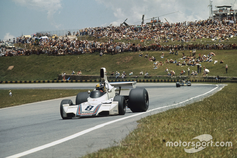Ganador del GP de Brasil 1975: Carlos Pace, Brabham BT44B Ford