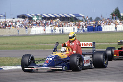 Nigel Mansell, Williams FW14, Ayrton Senna, McLaren MP4/6