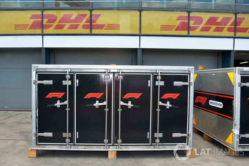 Freight in pit lane