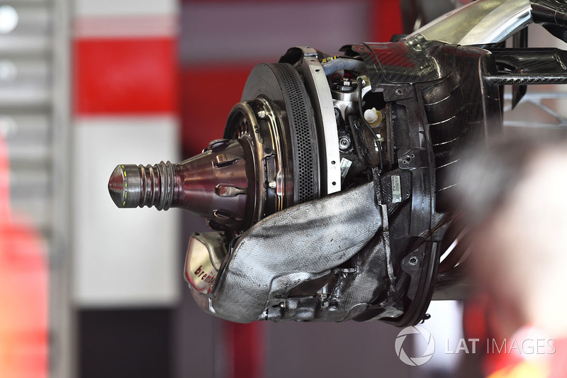 Le frein de la Ferrari SF71H