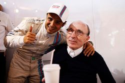 Felipe Massa, Williams F1, celebra su pole position con Sir Frank Williams, director de Williams F1