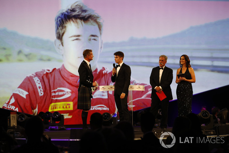 Charles Leclerc ganó el reconocimiento a debutante del año