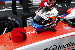 Il casco Felix Rosenqvist, Mahindra Racing