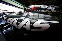 The car of Romain Grosjean, Haas F1 Team VF-17
